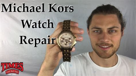 glas vervangen michael kors smaerwatch horloge|Michael Kors Watch Repair Service .